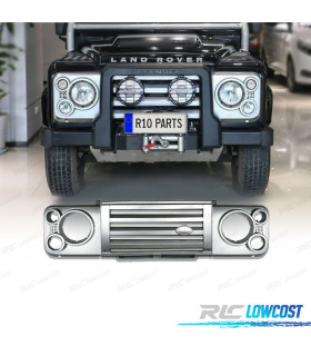 PARRILLA LAND ROVER DEFENDER 90 110 83-16 PLATA LOOK SVX