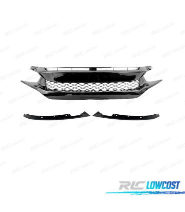 PARRILLA PARA HONDA CIVIC 16-20 LOOK TYPE R