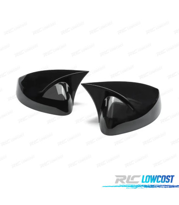 CARCASAS ESPEJOS AUDI A3 17-20 LOOK RS3 NEGRO BRILLO