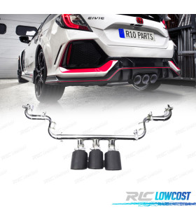 LINEA DE ESCAPE PARA HONDA CIVIC 16-20 LOOK TYPE R