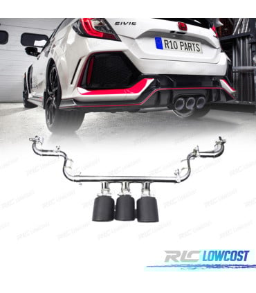 LINEA DE ESCAPE PARA HONDA CIVIC 16-20 LOOK TYPE R