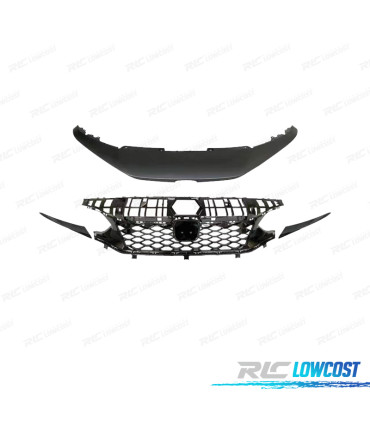 PARRILLA HONDA CIVIC 22- LOOK TYPE R NEGRO BRILLO