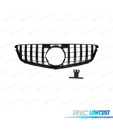 PARRILLA MERCEDES W204 07-14 LOOK AMG GT NEGRO BRILLO