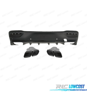 DIFUSOR MERCEDES C167 COUPE 20- LOOK GLE 63 NEGRO