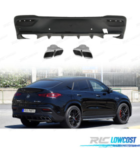 DIFUSOR MERCEDES C167 COUPE 20- LOOK GLE 63 NEGRO