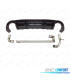 DIFUSOR AUDI A3 21- LOOK RS3 NEGRO BRILLO + LINEA ESCAPE HATCHBACK