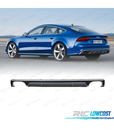 DIFUSOR AUDI A7 16-18 LOOK S7