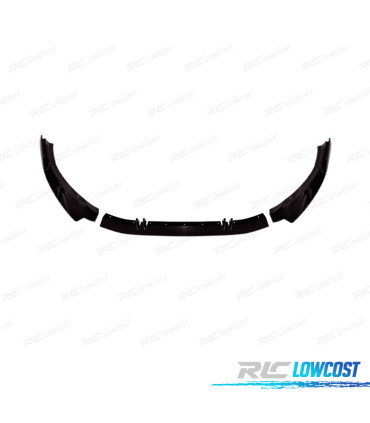 SPOILER LIP FRONTAL AUDI A4 21- LOOK SPORT NEGRO BRILLO