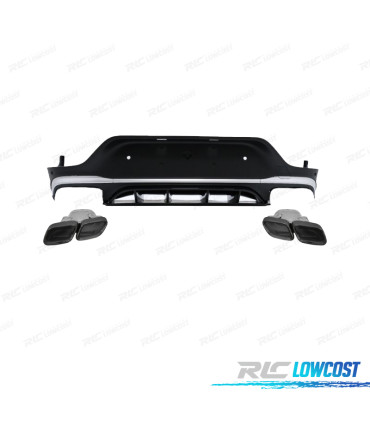 DIFUSOR MERCEDES C253 20-22 LOOK GLC COUPE 63 NEGRO CROMO