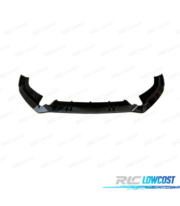SPOILER LIP FRONTAL AUDI A5 17-20 LOOK RS5 ABT NEGRO BRILLO