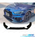 SPOILER LIP FRONTAL AUDI A5 17-20 LOOK RS5 ABT NEGRO BRILLO