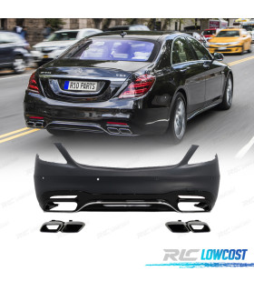 PARAGOLPES TRASERO MERCEDES W222 14-20 LOOK S65