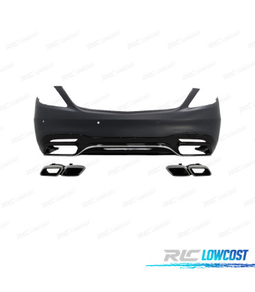 PARAGOLPES TRASERO MERCEDES W222 14-20 LOOK S65