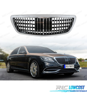 PARRILLA MERCEDES W222 18-20 LOOK MAYBACH NEGRO CROMO