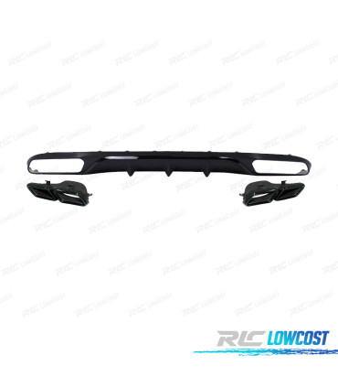 DIFUSOR MERCEDES W213 16-20 LOOK E63 + COLAS ESCAPE
