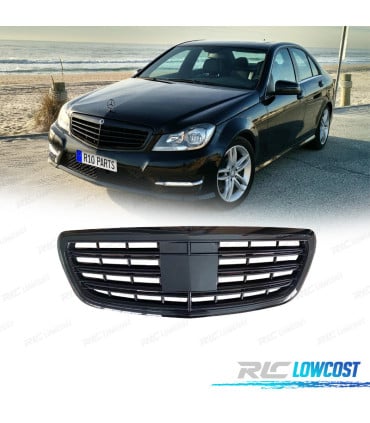 PARRILLA MERCEDES W213 16-20 NEGRO BRILLO