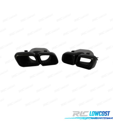 COLAS DE ESCAPE MERCEDES W212 14-15 LOOK E63 NEGRO BRILLO