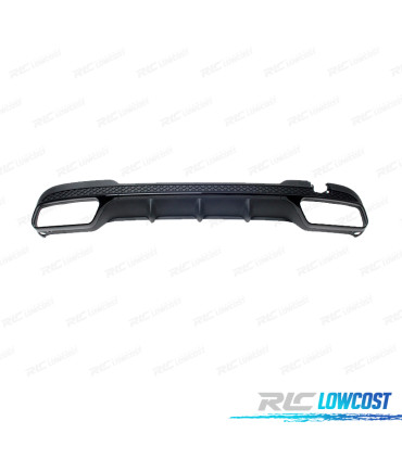 DIFUSOR MERCEDES W212 13-16 LOOK AMG E63 NEGRO BRILLO
