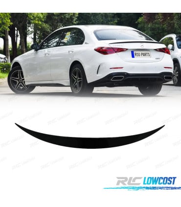 ALERON SPOILER MERCEDES W206 22- LOOK AMG C63 NEGRO BRILLO