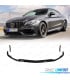 SPOILER LIP MERCEDES W205 C205 15-21 LOOK AMG C63 NEGRO BRILLO