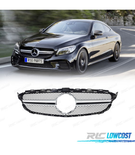 PARRILLA MERCEDES W205 18-21 LOOK AMG PLATA