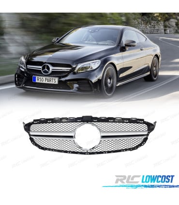 PARRILLA MERCEDES W205 19-21 LOOK AMG PLATA