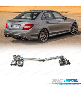 LINEA DE ESCAPE MERCEDES W204 07-14 LOOK AMG C63