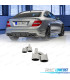 COLAS DE ESCAPE MERCEDES W204 08-14 LOOK C63 CROMO