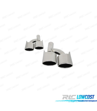 COLAS DE ESCAPE MERCEDES W204 08-14 LOOK C63 CROMO