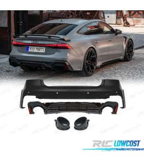PARAGOLPES TRASERO AUDI A7 A7L 19-23 LOOK RS7 ABT + COLAS