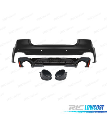 PARAGOLPES TRASERO AUDI A7 A7L 19-23 LOOK RS7 ABT + COLAS