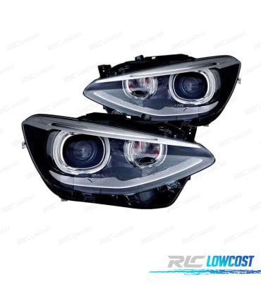 FAROS BMW F20 F21 10-14 XENON LED FONDO NEGRO