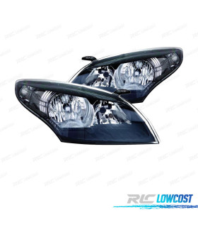 FAROS PARA RENAULT MEGANE III 12-14 FONDO NEGRO