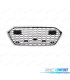 PARRILLA AUDI A7 A7L 19-23 LOOK RS7 NEGRO CROMO