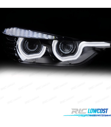 FAROS BMW F30 F31 11-15 UTYPE NEGROS