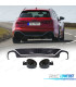 DIFUSOR AUDI A6 19-24 LOOK RS6 NEGRO CROMO + COLAS