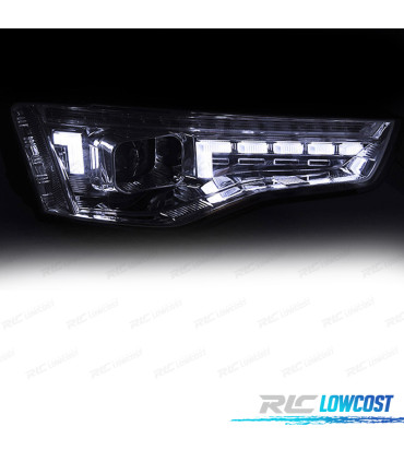 FAROS AUDI A5 11-16 LED CROMADOS