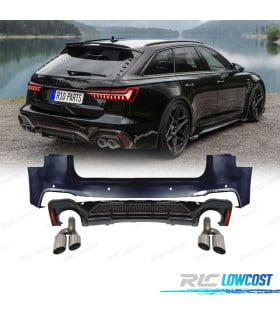 PARAGOLPES TRASERO AUDI A6 AVANT 18-24 LOOK RS6 ABT