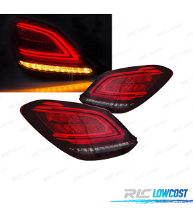 PILOTOS MERCEDES CLASE C W205 14-18 LED ROJO BLANCO