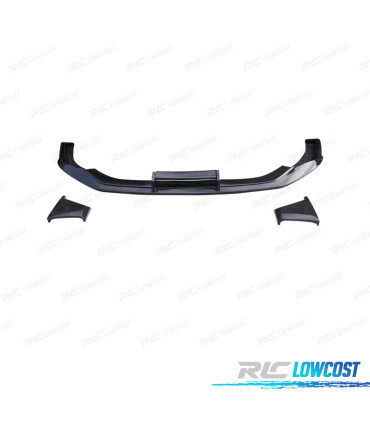 SPOILER LIP AUDI A6 19-24 LOOK RS6 ABT NEGRO BRILLO