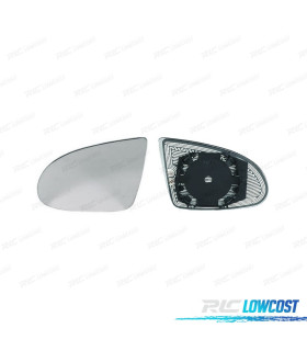 CRISTAL ESPEJO + BASE IZQUIERDO AUDI A2 00-05