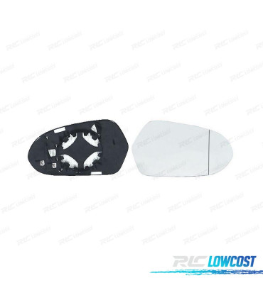 CRISTAL ESPEJO + BASE DERECHO AUDI A6 11-19
