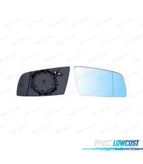 CRISTAL ESPEJO + BASE DERECHO BMW SERIE 5 E60 03-10 AZUL