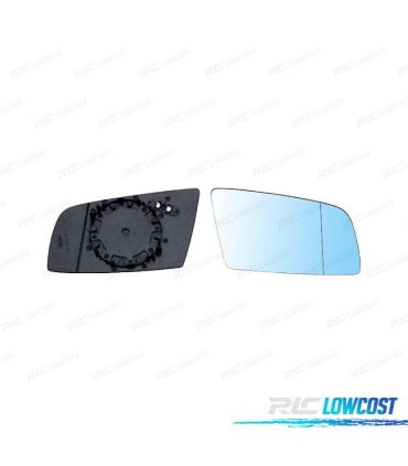 CRISTAL ESPEJO + BASE DERECHO BMW SERIE 5 E60 03-10 AZUL