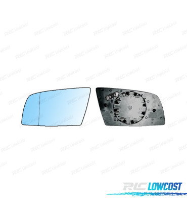 CRISTAL ESPEJO + BASE IZQUIERDO BMW SERIE 6 E63 E64 04-10 AZUL