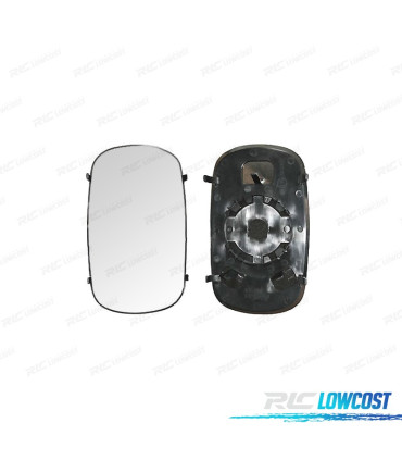 CRISTAL ESPEJO + BASE REVERSIBLE IZQUIERDO / DERECHO FIAT DOBLO 01-10