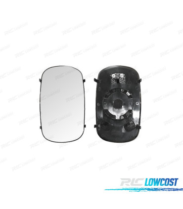 CRISTAL ESPEJO BASE REVERSIBLE IZQUIERDO / DERECHO FIAT DOBLO 01-10 TERMICO