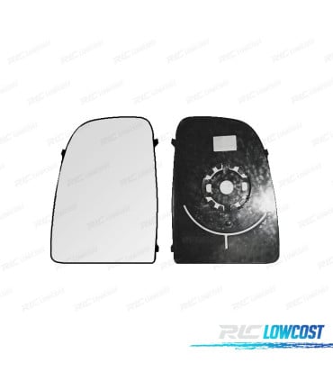 CRISTAL ESPEJO + BASE IZQUIERDO PEUGEOT BOXER 06-23