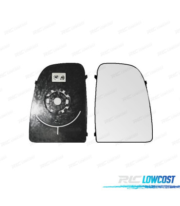 CRISTAL ESPEJO TÉRMICO + BASE DERECHO PEUGEOT BOXER 06-23