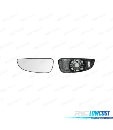 CRISTAL ESPEJO + BASE IZQUIERDO PEUGEOT BOXER 06-23 TERMICO